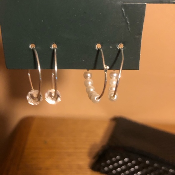 BOGO Wild Fable Mini Hoop Earring Trio - Picture 3 of 3